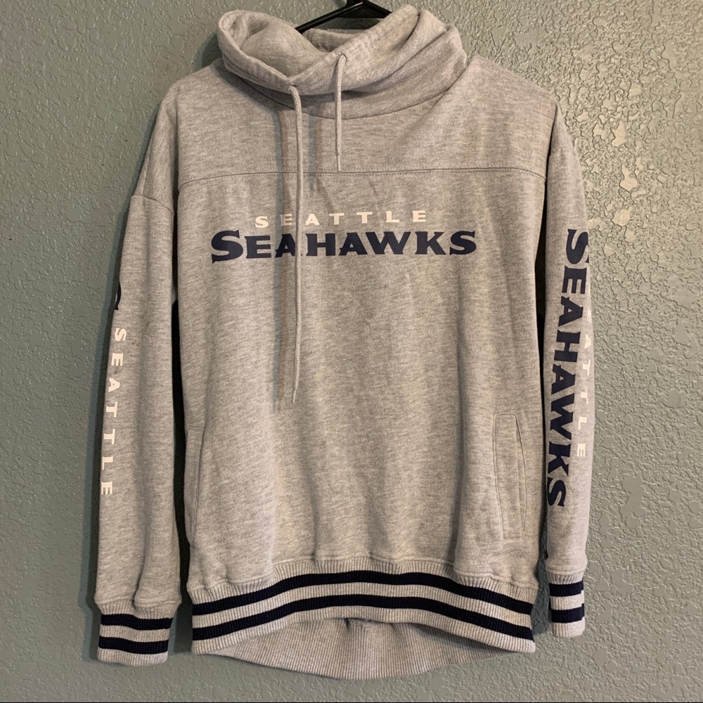 Men’s NFL Seattle Seahawks Turtle Neck Jacket (M)